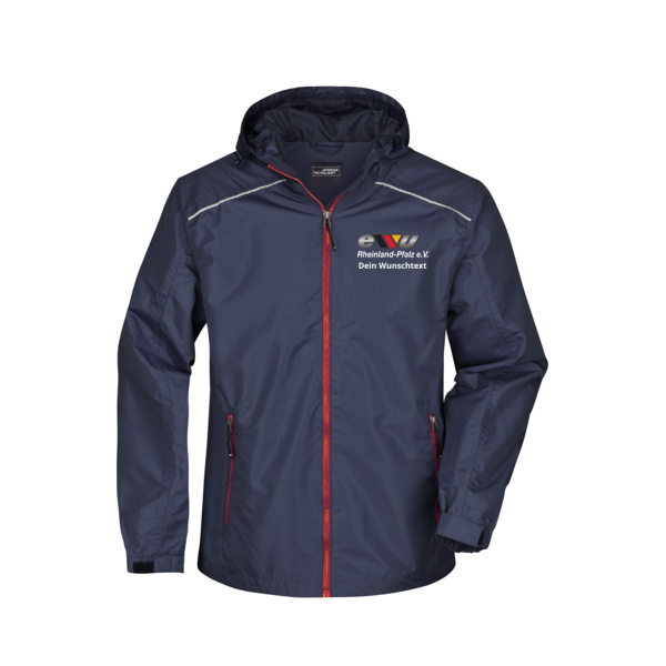 Brust- & Rückendruck - Men's Rain Jacket Miniaturansicht
