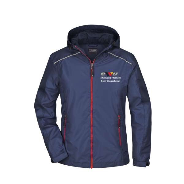 Brust- & Rückendruck - Ladies' Rain Jacket Miniaturansicht